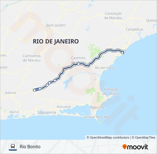 B135 Bus Line Map