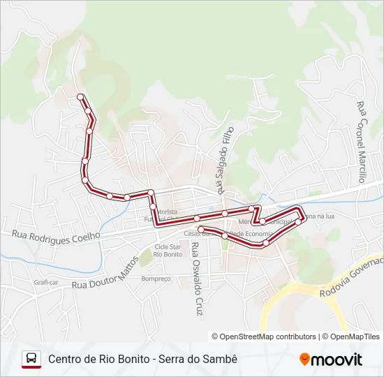 SERRA Bus Line Map
