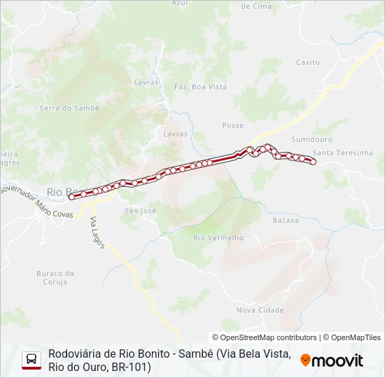 SAMBÊ Bus Line Map