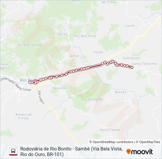 SAMBÊ Bus Line Map