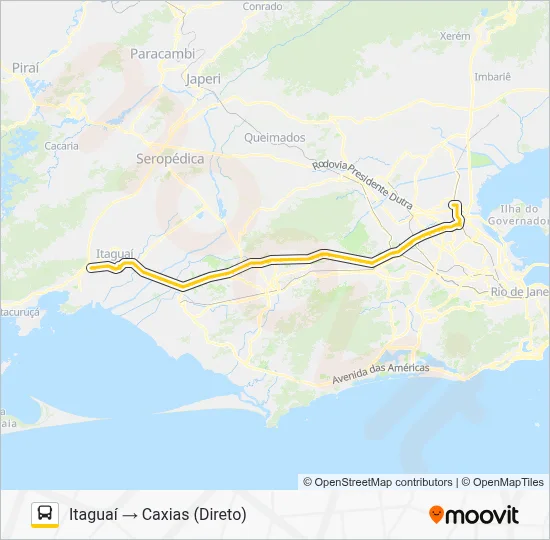 1900T (EXECUTIVO) Bus Line Map
