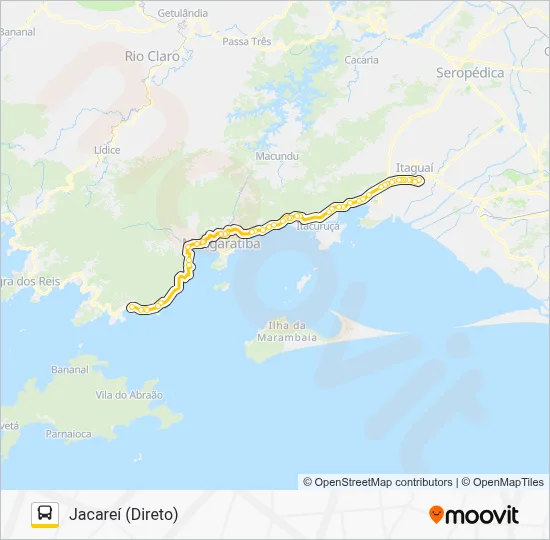1900T (EXECUTIVO) Bus Line Map