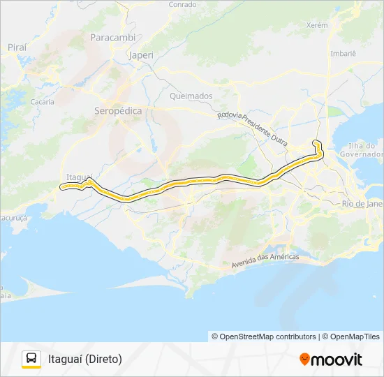 1900T (EXECUTIVO) Bus Line Map
