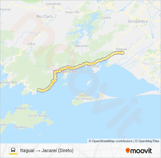 1900T (EXECUTIVO) Bus Line Map