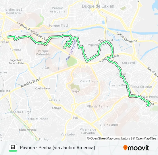 VAN Bus Line Map