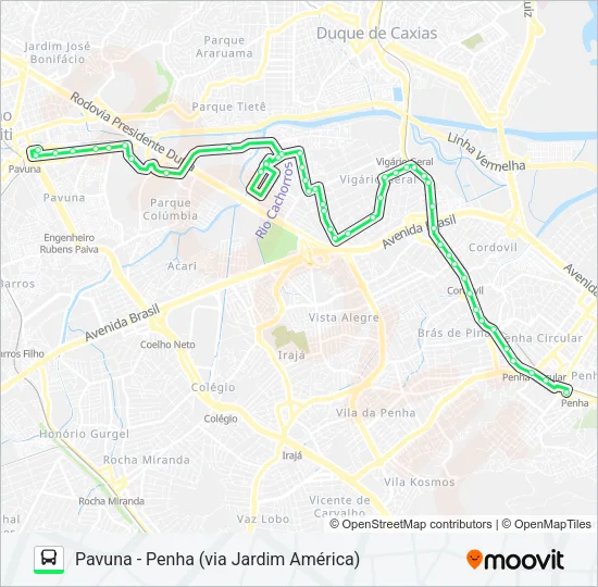 VAN Bus Line Map