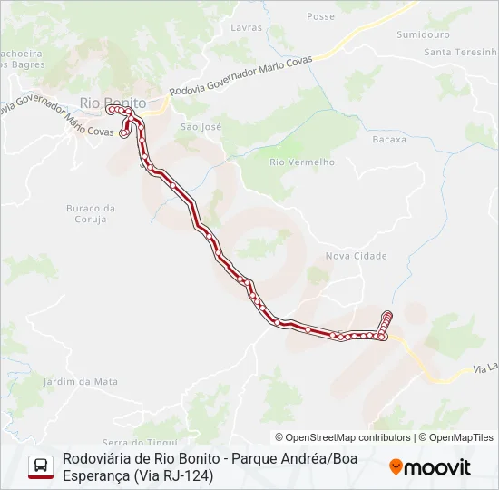 PQ. ANDRÉA / B. ESPERANÇA Bus Line Map