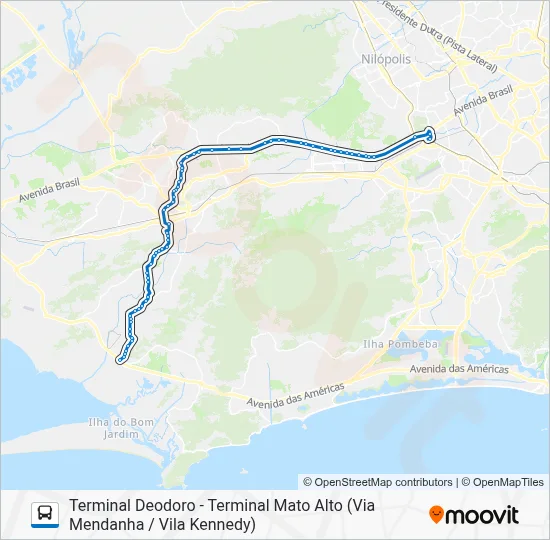 SV 853 Bus Line Map