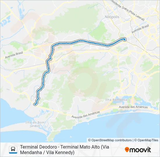 SV 853 Bus Line Map