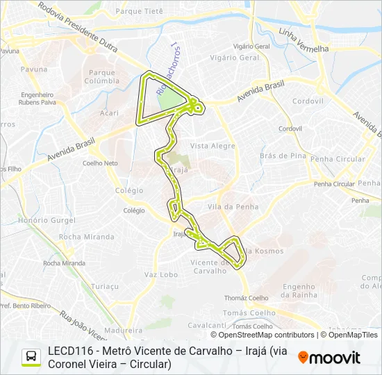 959 Bus Line Map