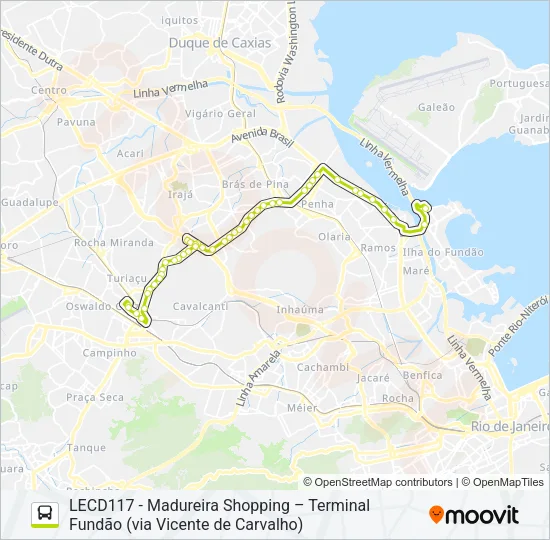 975 Bus Line Map