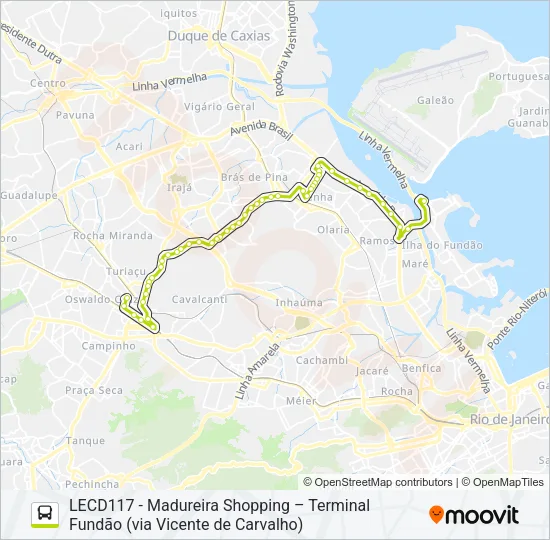 975 Bus Line Map