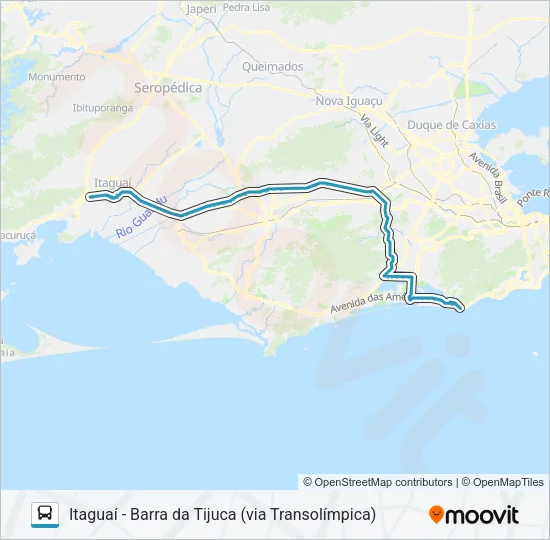 SC460S Bus Line Map