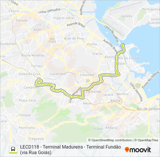 979 Bus Line Map