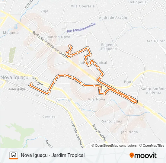 7019 Bus Line Map
