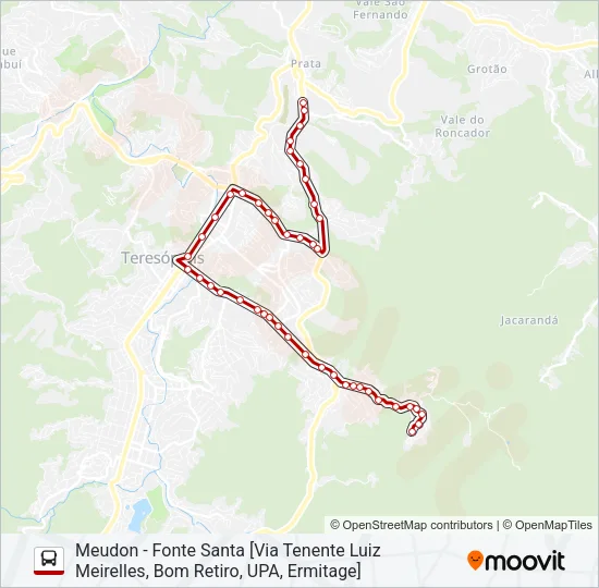07C Bus Line Map