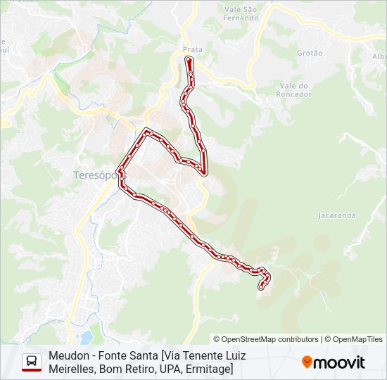 07C Bus Line Map