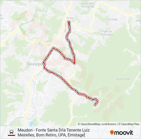 07C Bus Line Map