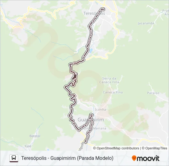 MS200 Bus Line Map