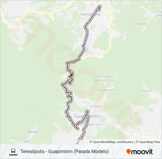 MS200 Bus Line Map