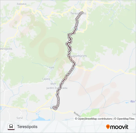 MS201 Bus Line Map
