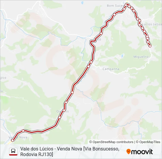74B Bus Line Map