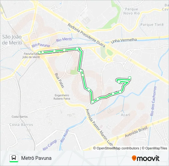 VAN Bus Line Map