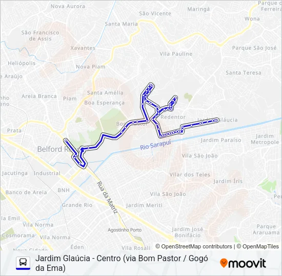 TZ01 Bus Line Map