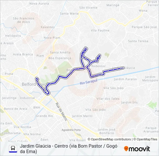 TZ01 Bus Line Map