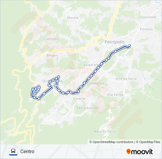 655 Bus Line Map