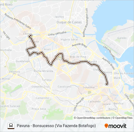 920 Bus Line Map