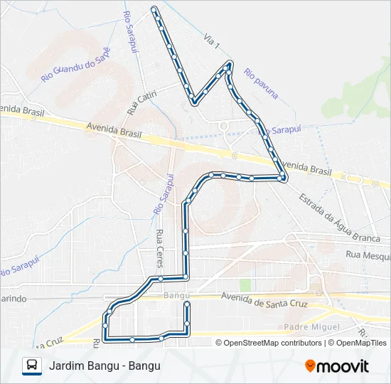819 Bus Line Map