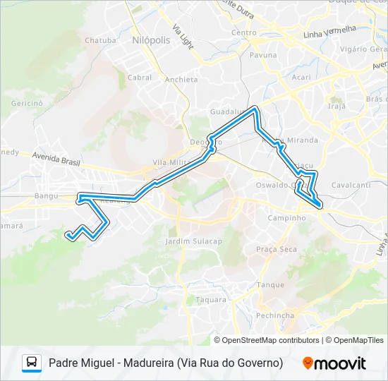 777 Bus Line Map