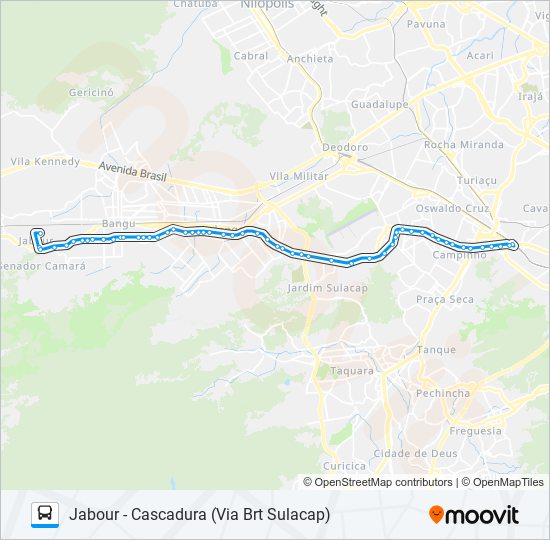 746 bus Line Map