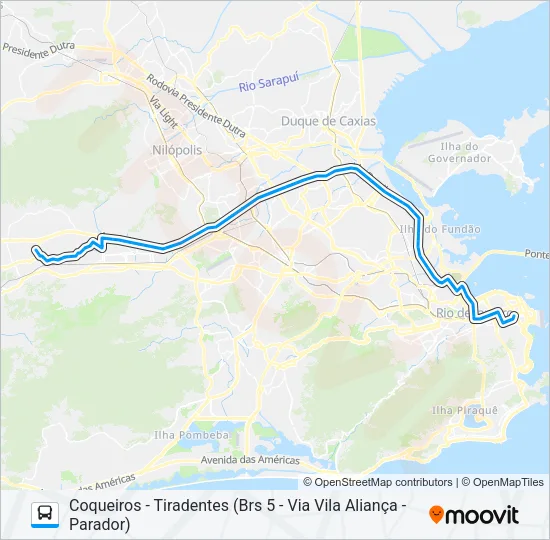 395 Bus Line Map