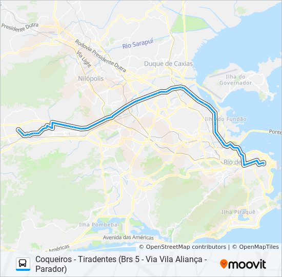 Linea 395 Horarios Paradas Y Mapas Coqueiros