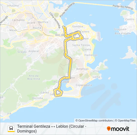 110 Bus Line Map