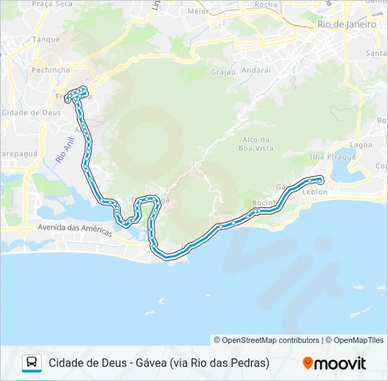 550 Bus Line Map