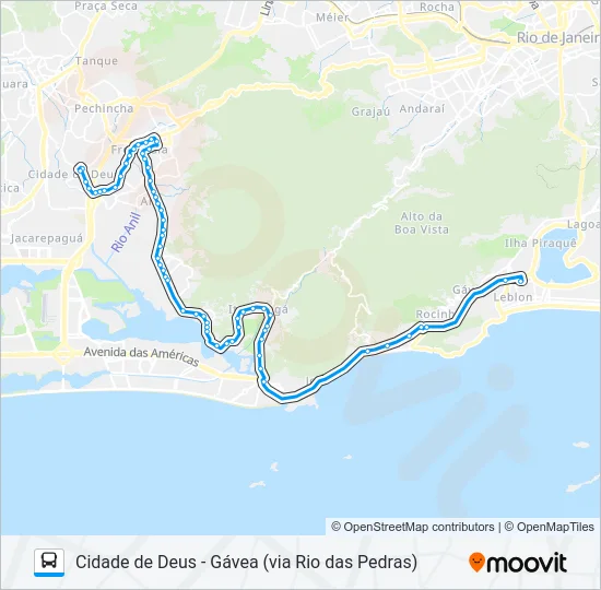550 Bus Line Map