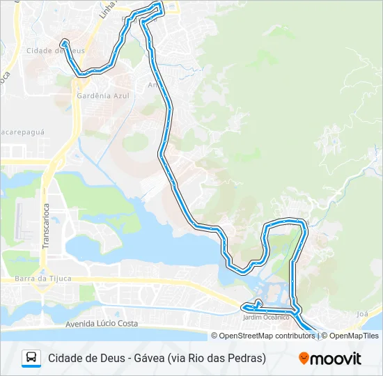 550 Bus Line Map