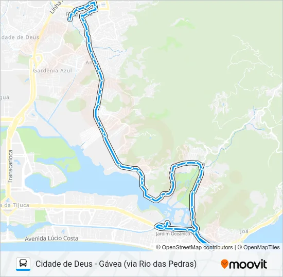 550 Bus Line Map