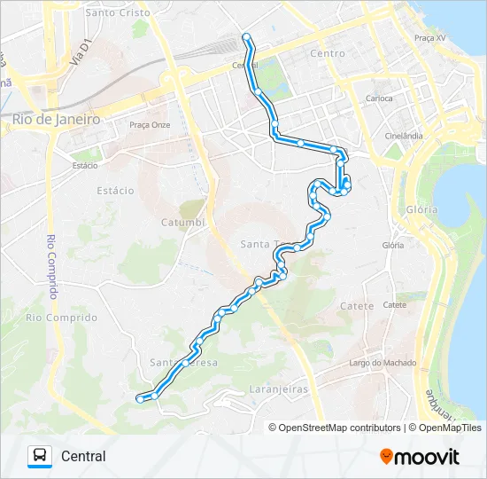 007 Bus Line Map