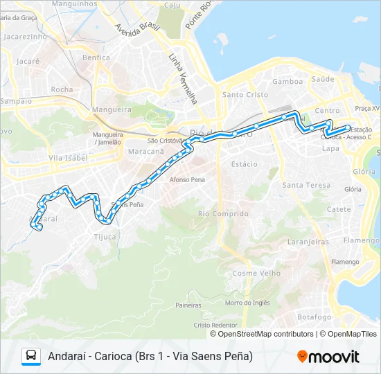 217 Bus Line Map