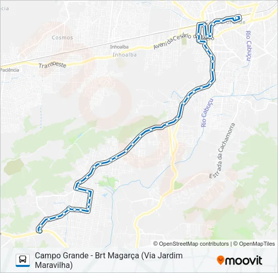 838 Bus Line Map