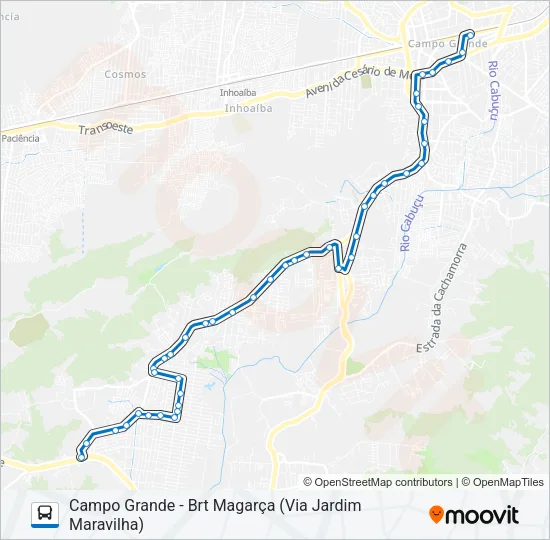 838 Bus Line Map