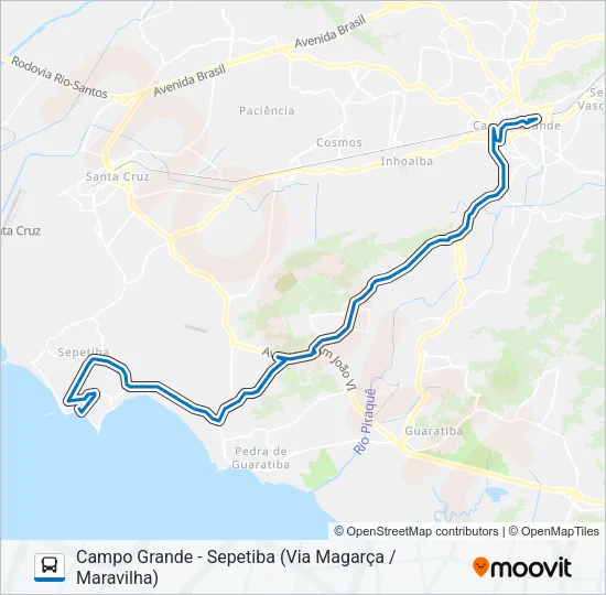 884 Bus Line Map