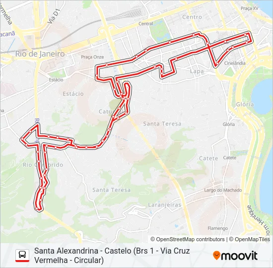 201 Bus Line Map