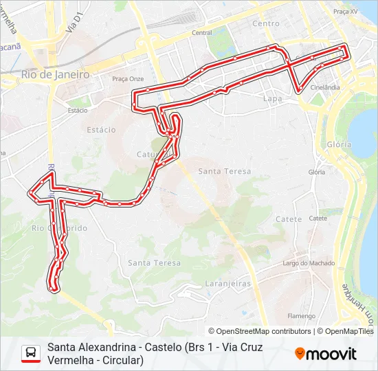 201 Bus Line Map