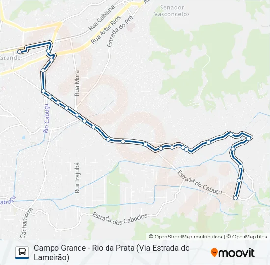 847 Bus Line Map