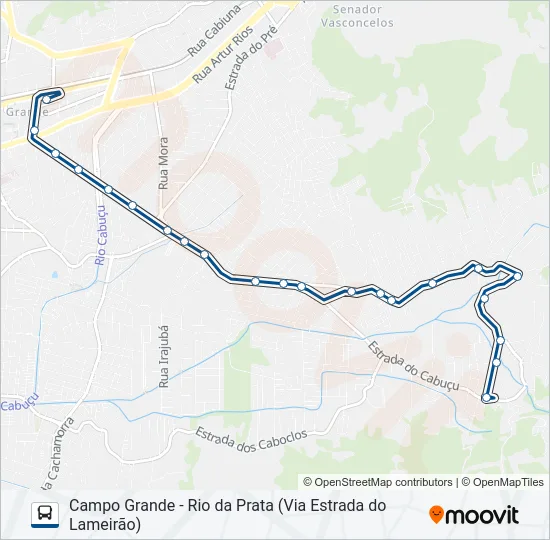 847 Bus Line Map